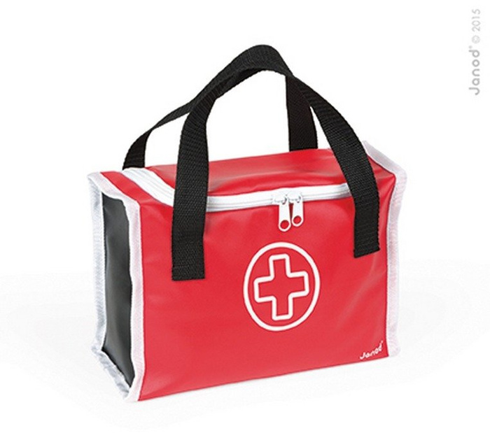 Zestaw dla dzieci zostanę lekarzem 10 el J06513-Janod, zabawki mały lekarz