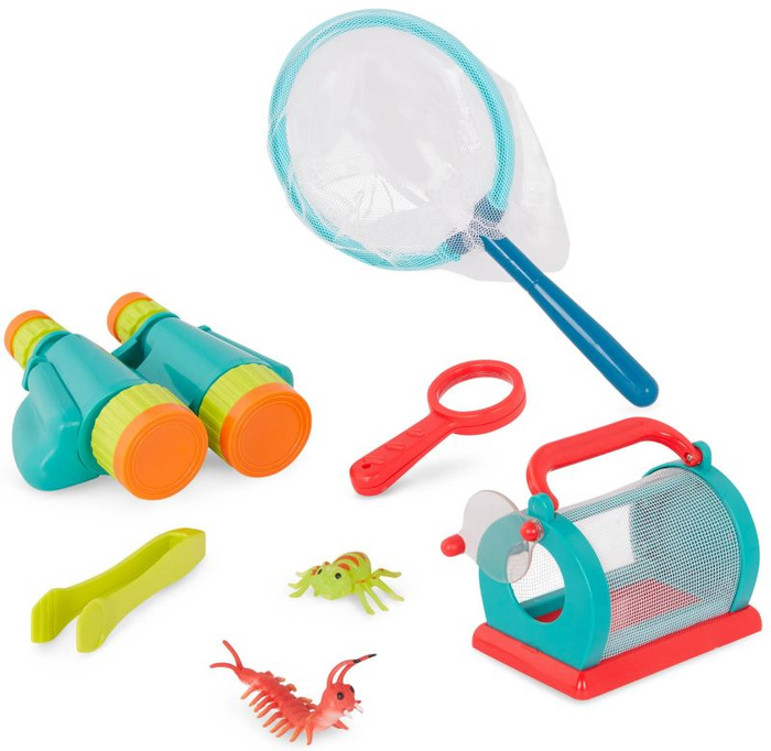 Zestaw małego badacza do łapania owadów obserwacji przyrody z lornetką Mały odkrywca BX2192Z B.Toys