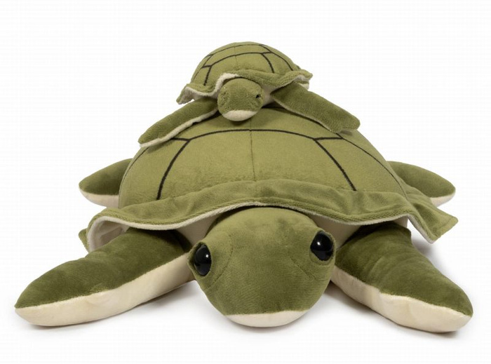 Pluszak obciążeniowy Sensoryczny Żółw 1,6 kg z małym żółwikiem Astrup 84687