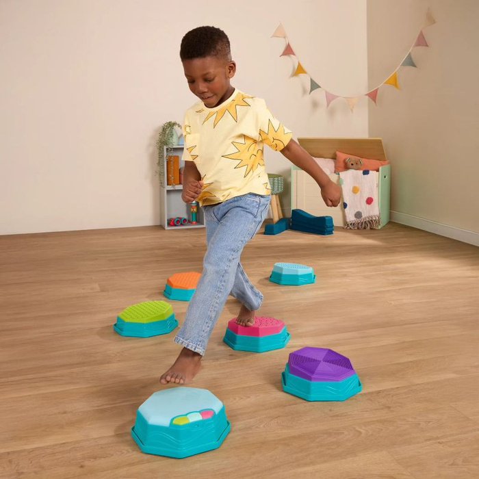Muzyczna ścieżka sensoryczna dla dzieci 14 modułów Balance & Groove B.Toys BX2473Z