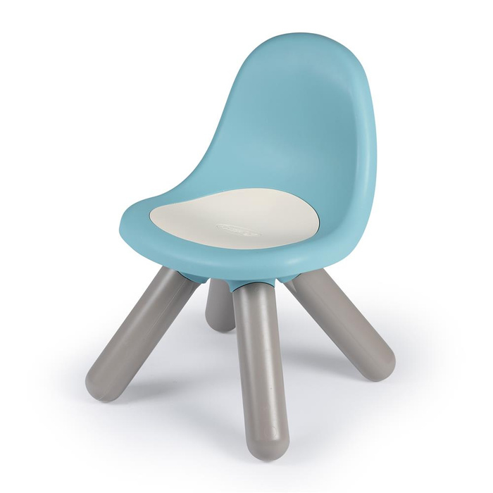 Ogrodowe Krzesełko z oparciem dla dzieci Smoby 880116 niebieskie funkcjonalny i wytrzymały Mebel