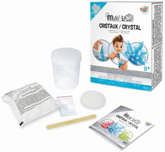 Eksperymenty dla dzieci Mini lab HODOWLA KRYSZTAŁÓW 3006BLU Buki