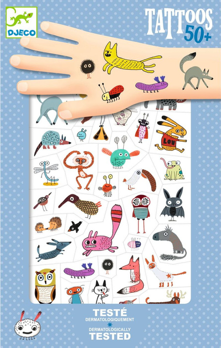 Tatuaże dla dzieci Małe Stworki Djeco DJ09911