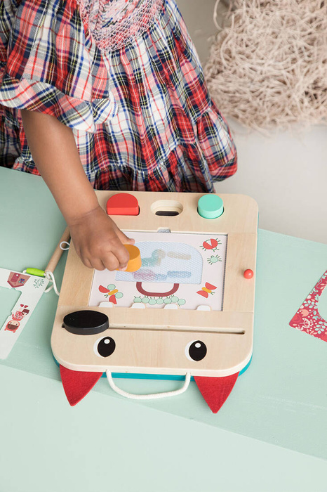 Drewniana tablica do rysowania znikopis Wilk Louis 83473 LILLIPUTIENS