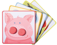 Układanka dla najmłodszych, Kolory świata zwierząt, HB301059-Haba, zabawa w dopasowywanie