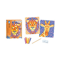 Zestaw kreatywny dla artystów Piasek Zwierzęta z sawanny Misterix J07978 Janod