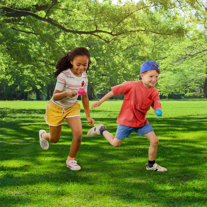 Zestaw do zabawy w wyścigi z jajkami na łyżkach B.Toys BX2550Z gry zręcznościowe dla dzieci