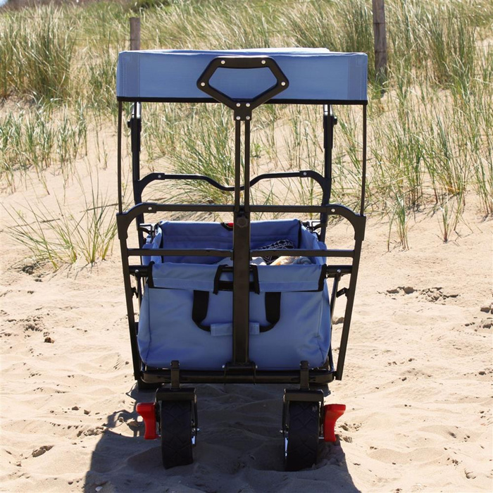 Składany Wózek plażowy AXI A031.193.08 z dachem hamulcem i torbą Udźwig do 80 kg do przewożenia rzeczy i zabawek