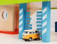 Trzypoziomowy parking 53821-Goki, zabawki drewniane