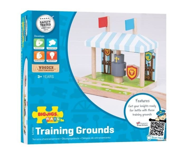 Dodatek do kolejki Namiot rycerski BJT269-Bigjigs Rail, kolejka drewniana