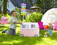 Kamper kempingowy z wyposażeniem dla lalek 55 elementów Country Cruising Camper Set Our Generation BD35163Z