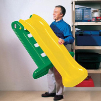 Duża Zjeżdżalnia Little Tikes 4263 słoneczne Kolory do ogrodu bezpieczny Ślizg 150 cm dla najmłodszych dzieci