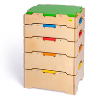 Wielofunkcyjne skrzynie schodki do ćwiczenia równowagi Erzi 46221