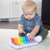 Dzwonki Rock N'Roller Piano FA281-1 Fat Brain Toys, ksylofon dla dzieci