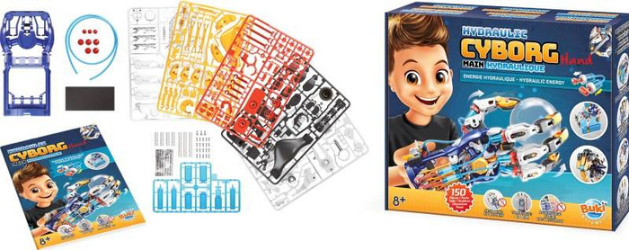 Nauka i zabawa dla dzieci Hydrauliczna ręka cyborga 7508-Buki