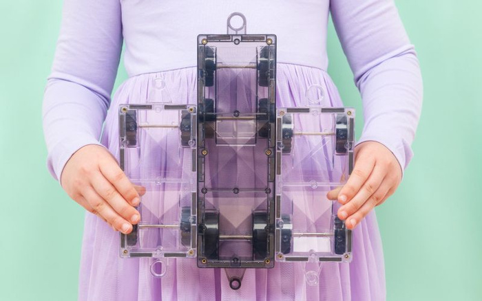 Klocki magnetyczne Pastel Transport Pack 50 el. Connetix P00050-TR