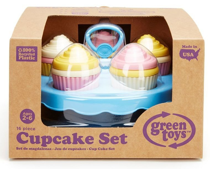 Etażerka z babeczkami, GTCPCK1152-Green Toys, zabawa w gotowanie