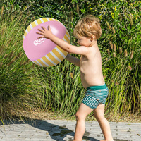 Dmuchana piłka plażowa Ø 30 cm Banana Pink Quut 173540