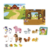 Układanka magnetyczna dla dzieci Farma Goula 1110100488