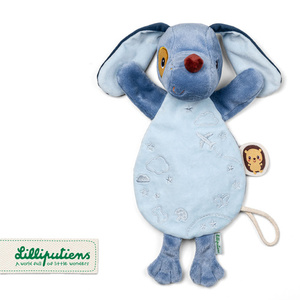Pacynka świecąca w ciemności Lilliputiens 83614 Przytulanka Piesek Jules Komforter dla niemowląt