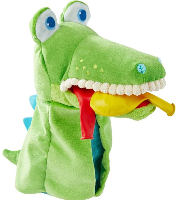 Pacynka na rękę Krokodyl HB306255-Haba, odgrywanie ról