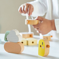 Nawlekanka z drewnianymi ptaszkami Sweet Cocoon J04050 Janod