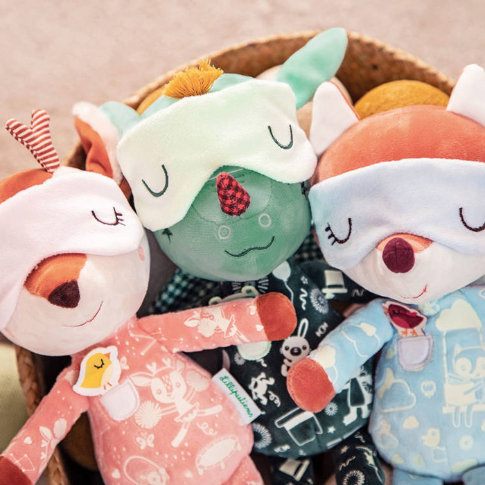 Przytulanka do spania świecąca w ciemności Smok Joe 32cm 83447 Lilliputiens