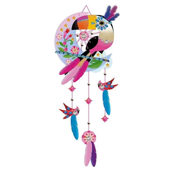 Multi - zestaw kreatywny 11 dekoracji Tukan 7+, Janod J07888