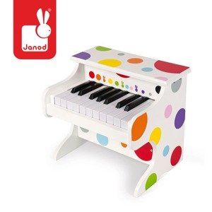 Elektroniczne pianino Confetti J07618- Janod, zabawki muzyczne