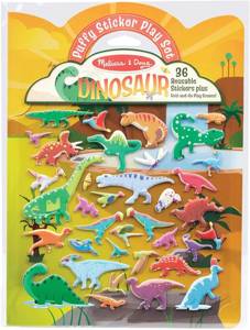 Książeczka z naklejkami wielokrotnego użytku Dinozaury 40521-Melissa & Doug, naklejki dla dzieci
