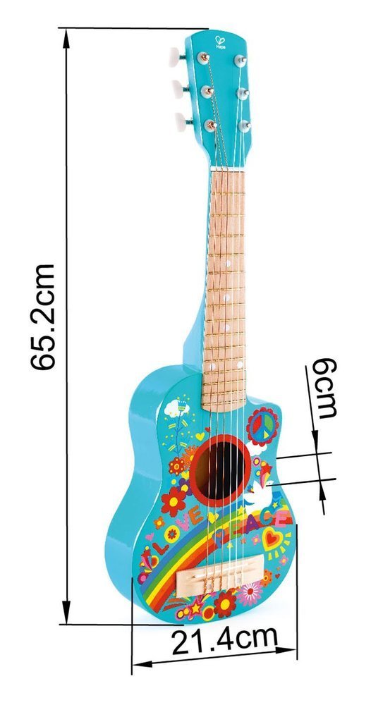 Gitara dla dzieci ukulele Love E0600Hape, instrumenty