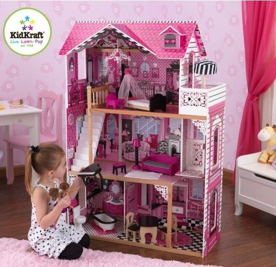 Domek dla lalek "Amelia", Kidkraft - zabawki drewniane