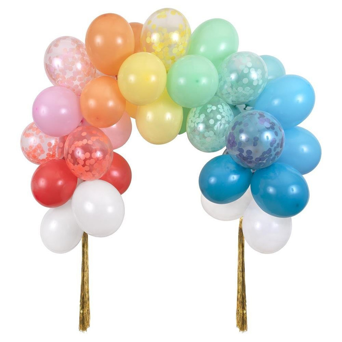 Girlanda balonowa-łuk Tęczowa M203456-Meri Meri, akcesoria na urodziny