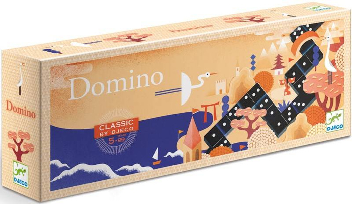 Klasyczne domino dla dzieci  DJ05229-Djeco, gra edukacyjna