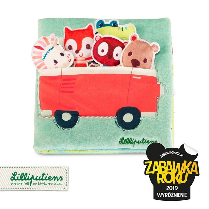 Książeczka z mini-przytulankami wielofunkcyjna "Louise i przyjaciele" Jednorożec Louise 83107-Lilliputiens