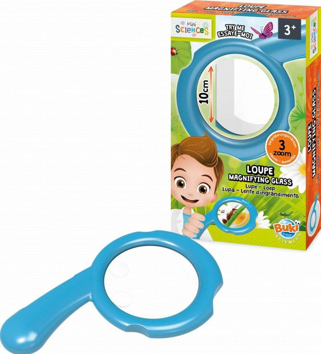 Mini lupa 9007-Buki, zabawy w domu i w plenerze