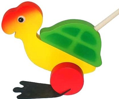 Pchacz dla dzieci, Żółwik, Kłosek-zabawki drewniane, pchacze