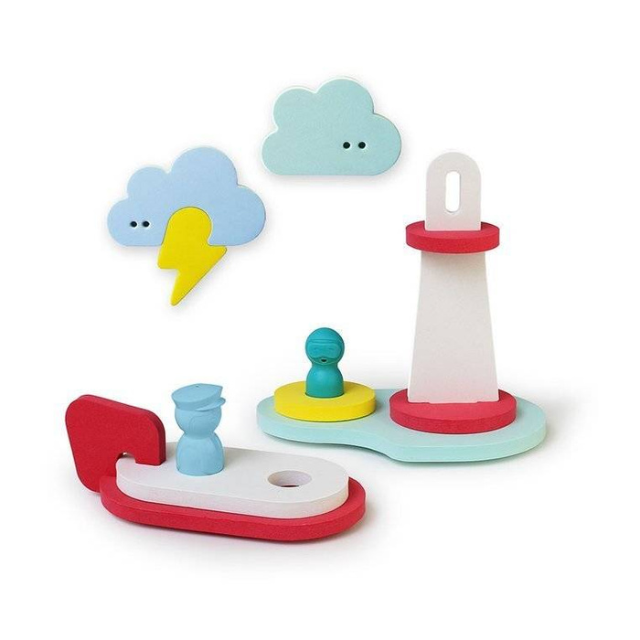 Piankowe puzzle do kąpieli 3D Quutopia Na ratunek 172109-Quut, zabawki do kąpieli