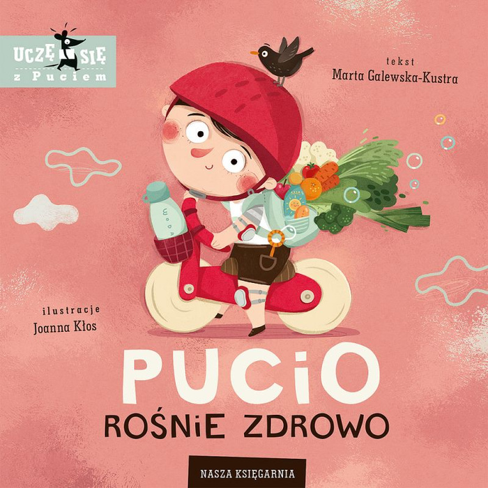 Pucio rośnie zdrowo Nasza Księgarnia książka interaktywna dla dzieci
