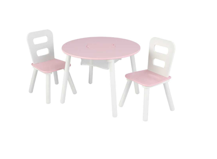 Różyczka - stolik dla dzieci i dwa krzesełka, KidKraft - meble do pokoju dziecięcego