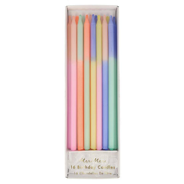 Świeczki Colour Block multikolor M215821-Meri Meri, akcesoria na urodziny