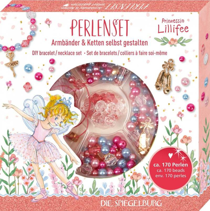 Zestaw koralików Prinzessin Lillifee S17128-Spiegelburg, biżuteria dla dzieci